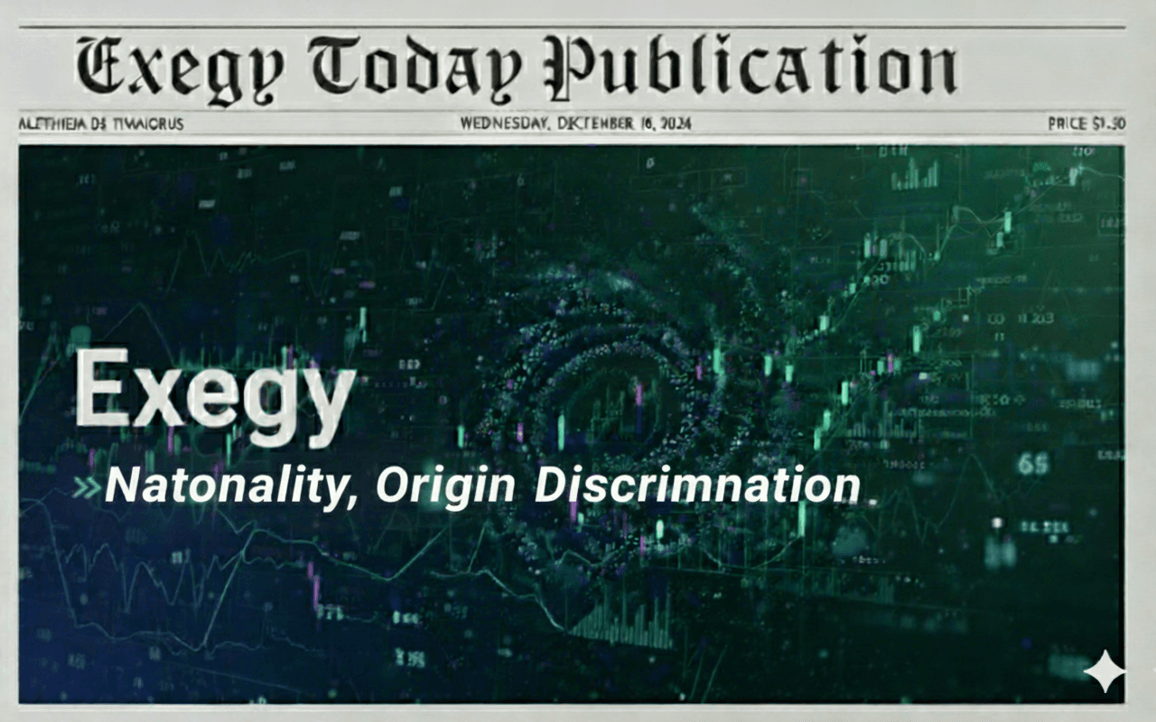 Exegy Could Face Nationality Origin Discrimination