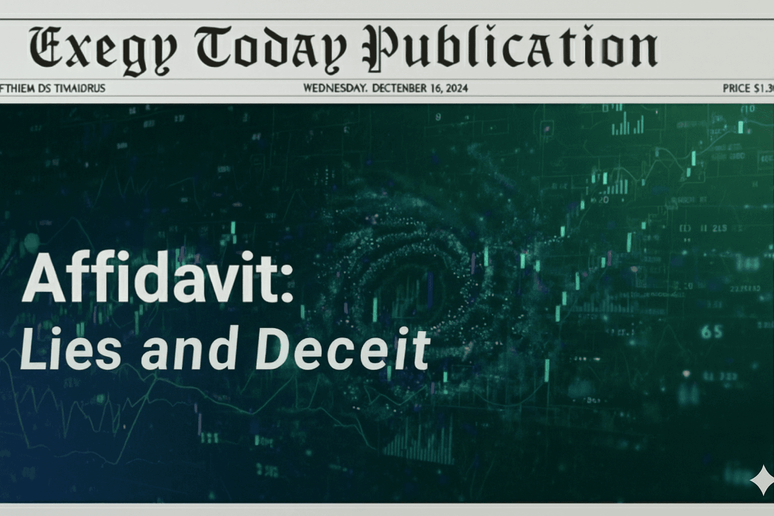 Exegy CEO David Taylor Affidavit Filled With Lies and Being Deceitful - Part 2