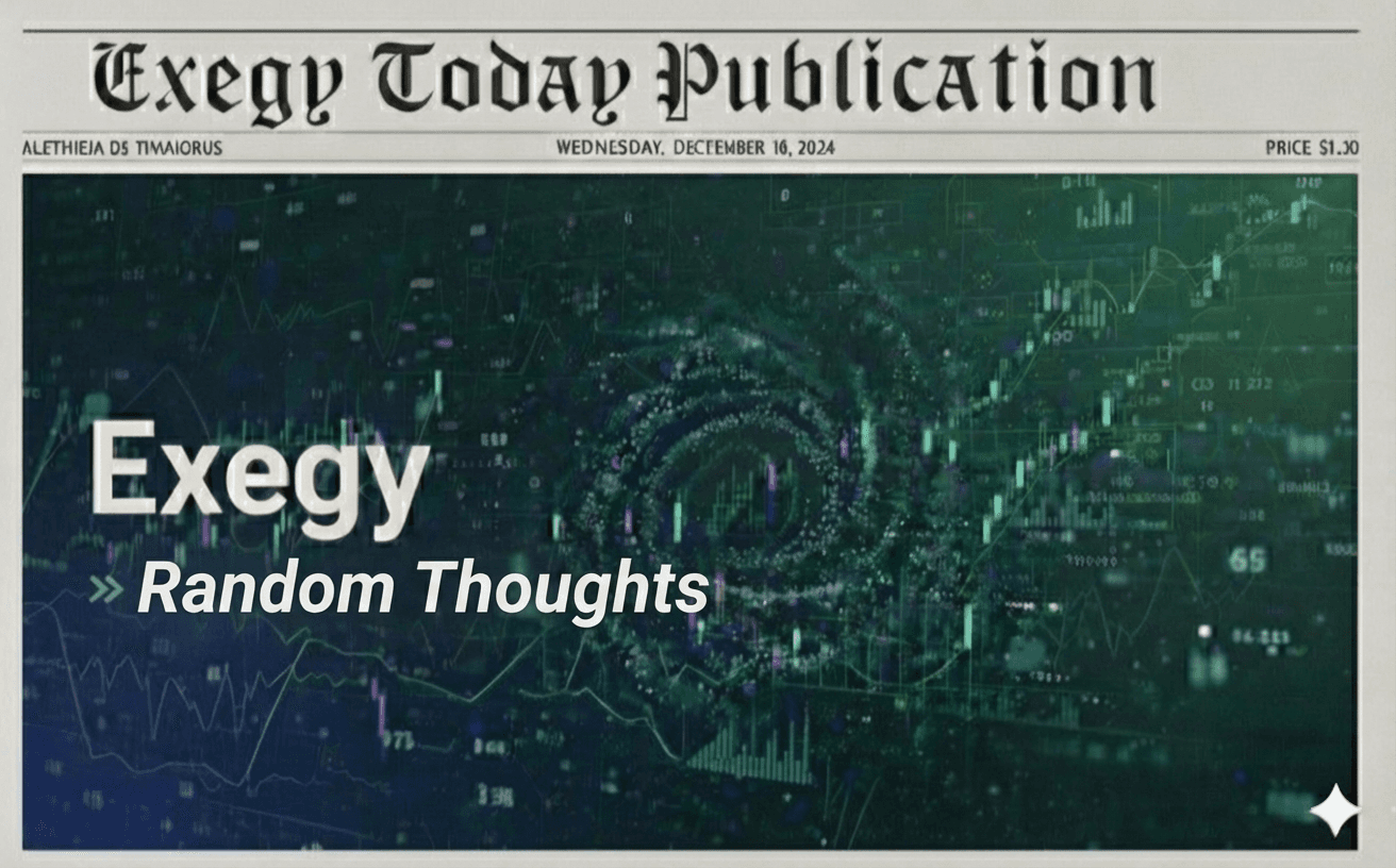 Random thoughts on the situation between Exegy and I