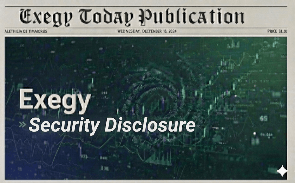 The Ticking Clock: Why Exegy’s Security Culture Puts Financial Data at Risk